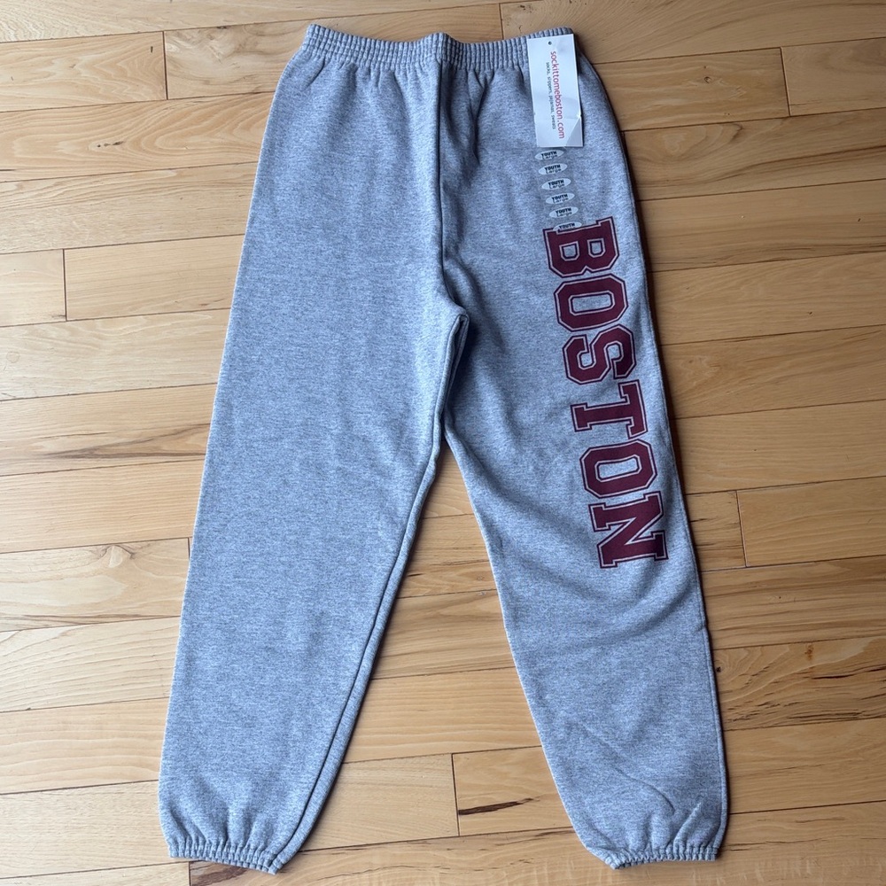 Gray Boston Kids Sweatpants